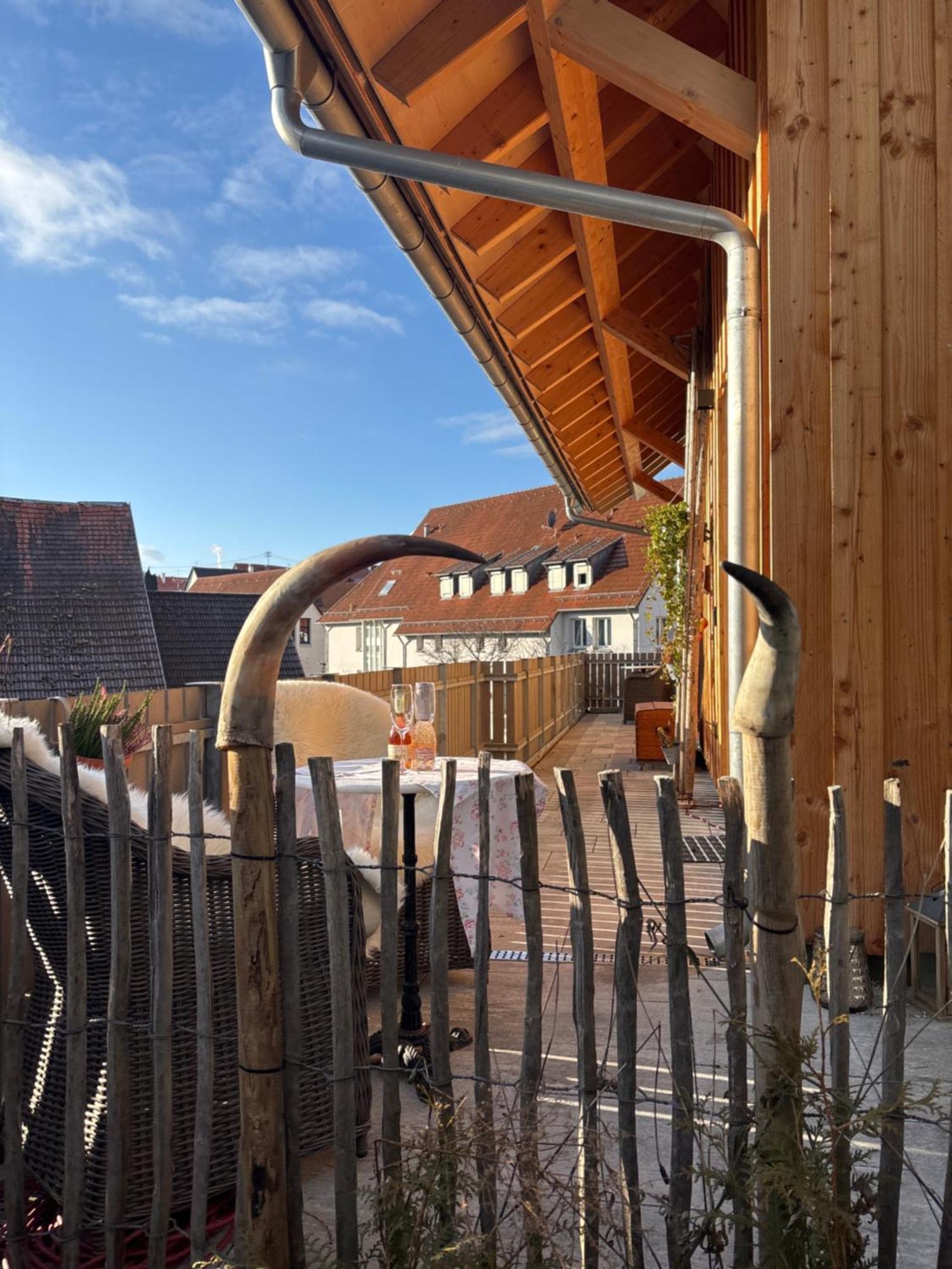 Uebernachtung Beim Bio-Metzger "Zimmer Rosl" Mössingen Exterior foto